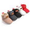 Ohwawadi Baby Booties Infant Baby Boys Girls Slippers Warm Dress Shoes Soft Newborn Crib Sock Shoes Black 0-6 Months view 4