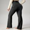 Heathyoga Cargo Pants Women Fleece Lined Leggings Waterproof Hiking Pants Women Thermal Pants Warm Wide Leg Sweatpants Winter view 2
