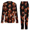 Cute Red Panda Classic Pajamas for Women Set Long Sleeve Fit Loungewear Pjs Two Piece with Pockets XL view 4