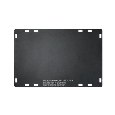 camping moon Hard Top Plate Aluminum Alloy for Tactical Table One Black T-510-TB