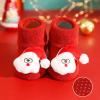 Baby Feet Rattle Socks Christmas Baby Socks Toddler Boys Girls Children Socks Soft Sole Non Slip (B, 6-12 Months) view 2