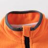 2023 New Toddler Boy's Stand Up Collar Colorblocked Zipper Vest Jacket With Pockets Boys Trendy (Orange, 3-4 Years) view 3