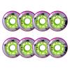 UZIAH 64mm Inline Skate Wheels 85A Indoor Outdoor Skates Wheels Premium Replacement Wheels Silent PU Durable Skate Wheels 8-Pack,Pink view 1