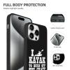 I Kayak to Burn Off The Crazy Specially Designed for iPhone 15 Pro Max Protective Case-Silicone Protection 6.1/6.7 in Mobile Phone Case view 4