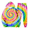 Womens Tie-Dye Sweatshirt Set,2 Piece Sport Outfits Fall Jogging Sport Sweatsuit Casual Long Sleeve Tracksuit WomenS Clothes Sweater Jacket For Women Womens Fall Tops,(Yellow,XL) view 1