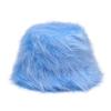 Reyox Women Winter Faux Fur Bucket Hat Warm Fuzzy Fisherman Cap Blue view 1