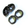 BBxunsless Mountain Bike Handlebar Cover Lock Ring BMX Bike Parts Riding Grip Lock Ring Bicycle Aluminum Alloy Handlebar Lock Ring (Black) view 3
