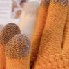 BFLCTTBD Cute Finger Gloves Warm Touchscreen Gloves Women Windproof Gloves Biking Winter Thick Gloves Yellow Winter Gloves for Girl view 4