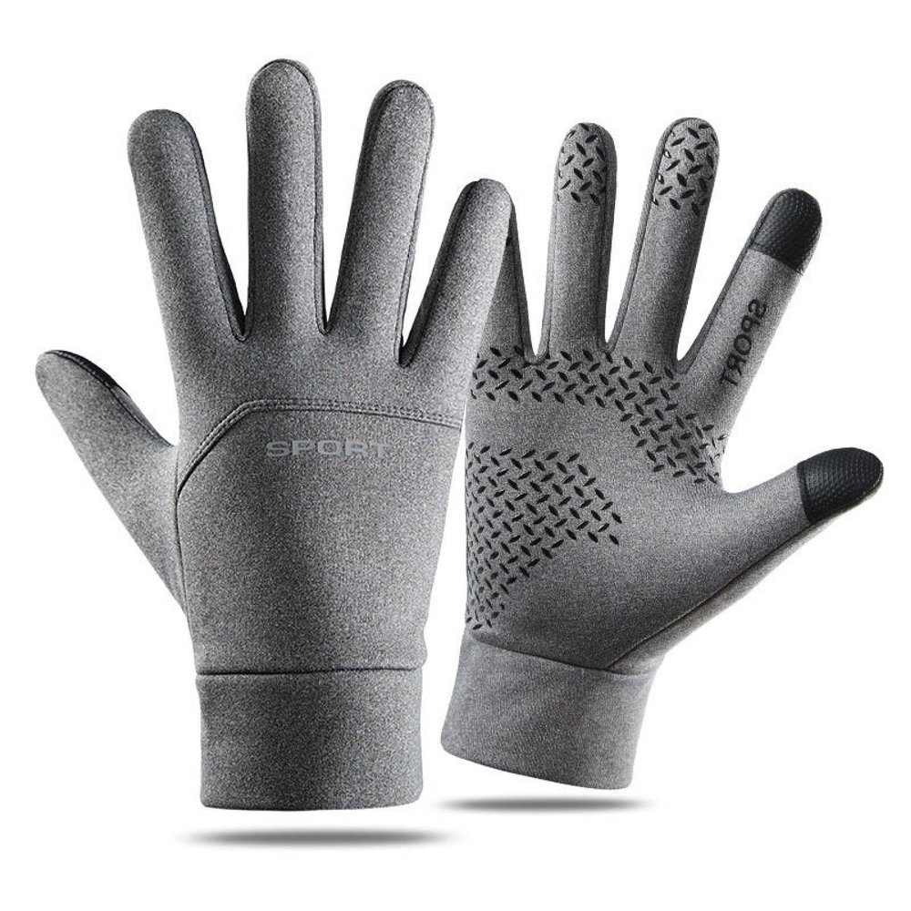 BOLAKE Outdoor Warm Gloves for Autumn and Winter Cycling Sports, Windproof and Waterproof, All Refers to Skiing, Cold, Slip, and Touchable Gloves