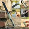 FORESAIL Flipper Pocket Folding Knife,DC53 Steel Blade and G10 Handle. With pocket clip and glass breaker,men's pocket knife hiking trip EDC tool Knife (Natural G10 Handle) view 4