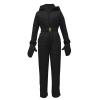 ZHOUYF Womens One Piece Ski Suits Thick Warm Onesie Coats Hooded Jumpsuits Winter Outdoor Windproof Snowsuits Snow Sports view 4