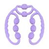 Kokiya Leg Massage Roller Deep Tissue Massage Roller 8 Wheels Handheld Thigh Roller Massage Rollers for Muscles for Arm Indoor Yoga Gym Fitness, Purple view 2