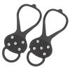 Miokycl 1Pair 5 Teeth Outdoor Snow Climbing Crampons Mountaineering Anti Slips Shoes Spikes view 2