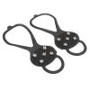 Miokycl 1Pair 5 Teeth Outdoor Snow Climbing Crampons Mountaineering Anti Slips Shoes Spikes view 4