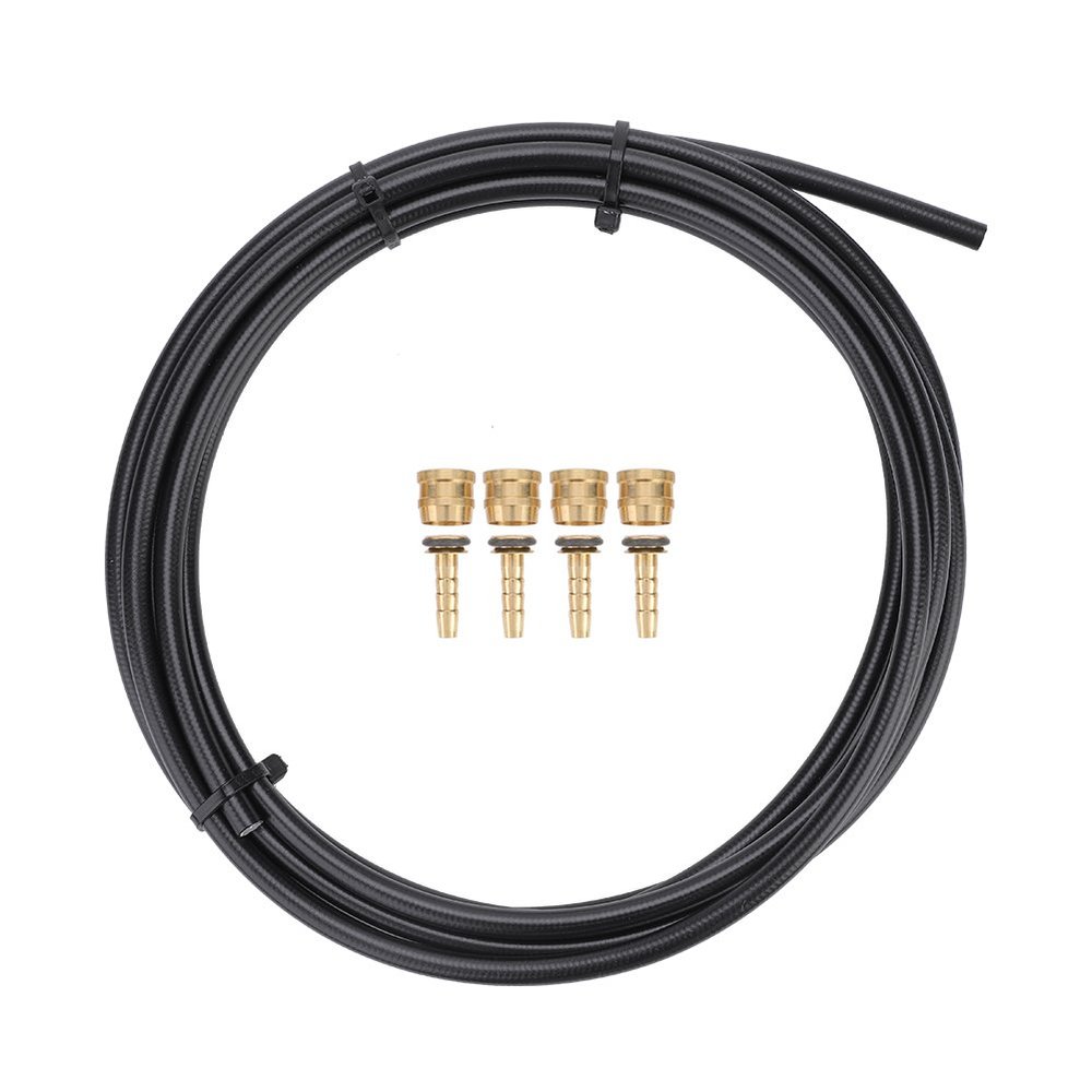 HERCHR Brake Hose Kit 9.8ft Hydraulic Brake Oil Tube with 4 Olive Connector Inserts Bike Hydraulic Disc Brake Hose Kit for Mountain Bike Replacement