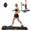 Goplus Walking Pad, Under Desk Treadmill for Home and Office, Walking Pad Treadmill Under Desk with 265 lbs Capacity, 12 Preset Programs, Watch-Like Remote Control, LED Touch Screen, Installation-Free view 1