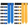 Uikro Flag Football Belts, 14 Player Adjustable Flag Football Set for Sports Training Competition (Blue & Yellow) view 1
