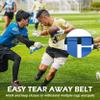 Uikro Flag Football Belts, 14 Player Adjustable Flag Football Set for Sports Training Competition (Blue & Yellow) view 2