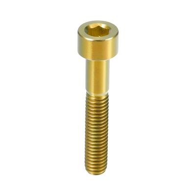 uxcell Gold Tone Universal M6x35 Bike Stem Bolt Bicycle Bike Headset Stem Bolt Bike Bicycle Accessory