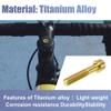 uxcell Gold Tone Universal M6x35 Bike Stem Bolt Bicycle Bike Headset Stem Bolt Bike Bicycle Accessory view 3