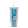 logobrands Tampa Bay Buccaneers 24oz. Iridescent Studded Travel Tumbler with Straw view 1