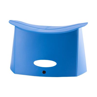 ZFish Plastic Thickened Folding Stool-Portable Outdoor Chair,Mini Mazar,Suitable for Fishing,Outdoor Camping Short Stool. Blue