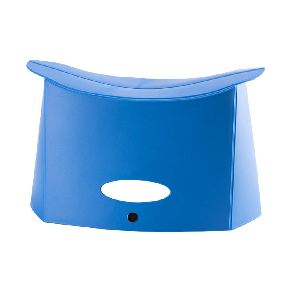ZFish Plastic Thickened Folding Stool-Portable Outdoor Chair,Mini Mazar,Suitable for Fishing,Outdoor Camping Short Stool. Blue