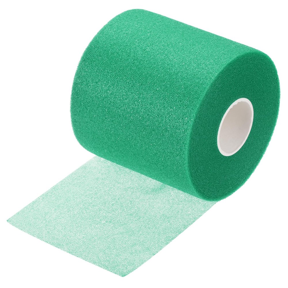 PATIKIL 30 Yard x 2.8 Inch Badminton Grip Cushion Wrap, PU Tennis Racket Grip Tape Backing Film Handle Anti Skid Cushion Accessories, Dark Green
