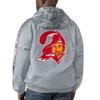 Starter Men's Gray Tampa Bay Buccaneers Thursday Night Gridiron Throwback Full-Zip Jacket view 2