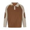 ZYXTIM Men's Retro Tactical Fleece Sweatshirt Long Sleeve Quarter-Zip Pullover Tops Stand Collar Casual Polo Workout Shirts view 2