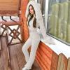 ZHOUYF Womens One Piece Ski Suits Thick Warm Onesie Coats Hooded Jumpsuits Winter Outdoor Windproof Snowsuits Snow Sports view 3