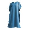 Vaveren Surf Poncho Beach with Hood Water Absorbent Microfiber Light Weight Wetsuit Changing Towel Bathrobe for Bath Adult Sports Surf Swimming, Light Blue, S view 1