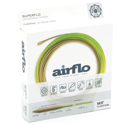 AIRFLO Ridge 2.0 Superflo Universal Taper Float Fly Line 8 wt Olive/Chartreuse
