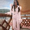 ZHOUYF Womens One Piece Ski Suits Thick Warm Onesie Coats Hooded Jumpsuits Winter Outdoor Windproof Snowsuits Snow Sports view 2
