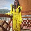 ZHOUYF Womens One Piece Ski Suits Thick Warm Onesie Coats Hooded Jumpsuits Winter Outdoor Windproof Snowsuits Snow Sports view 2