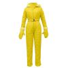 ZHOUYF Womens One Piece Ski Suits Thick Warm Onesie Coats Hooded Jumpsuits Winter Outdoor Windproof Snowsuits Snow Sports view 4