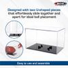 BCW Sports Showcases | Protective Memorabilia Holder with UV Resistance | Ideal for Sports Collectibles | Acrylic Display Cases for Autographed Balls and Mini Helmets (Football) view 4