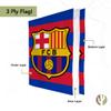 Desert Cactus FC Barcelona Football Soccer Bara Atltic Banner Flag - 40 x 30 inch Double-Sided 3-Ply Banner for Indoor/Outdoor Use, Durable College Spirit Flag (House Flag A) view 3