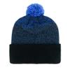 47 Men's Navy Dallas Cowboys Dark Freeze Cuffed Knit Hat with Pom view 2
