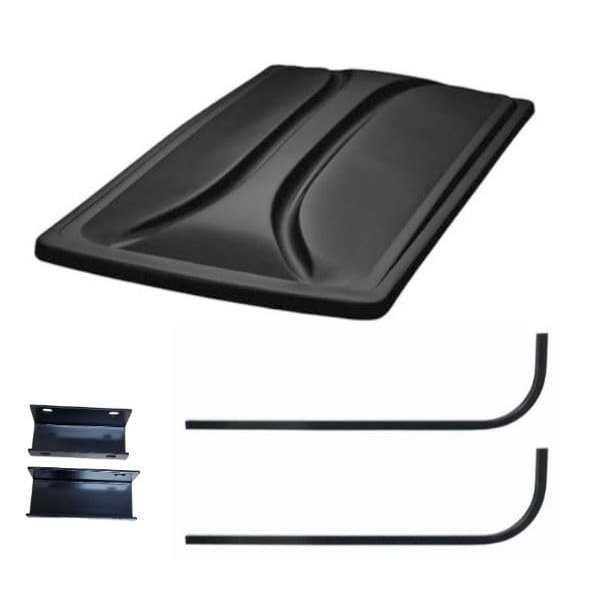 3G 80" Black Roof Kit for Yamaha G29/Drive & Drive II Golf Carts 2007+