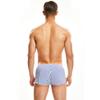 BreakEgg Men's Boxer Short Mens Boxer Briefs - Comfortable 100% Cotton Shorts for Classic Style Underwear (Sky blue vertical stripes,XX-Large) view 4