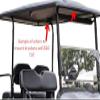 3G Universal 80" Silver Extended Roof Kit- for EZGO TXT Golf Carts view 4