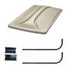3G Universal 80" Stone Extended Roof Kit for Yamaha G29/Drive & Drive II Golf Carts 2007+ view 1