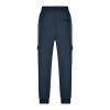 XUNRYAN Cargo Pants Women Pockets High Waist Lightweight Quick Dry Athletic Workout Hiking Running Joggers Outdoor Activewear Dark Blue view 2