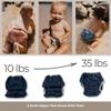 Nora's Nursery Reusable Swim Diapers and Wet Bag - One Size Fully Adjustable - Big Splash Unisex 3 Pack with Wet Bag view 3