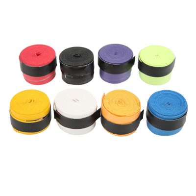 8Pcs Tennis Racket Grip Tape, Badminton Overgrip Tape Sweat Absorbing for Sports Gear Fishing Rod Jump Rope Grip