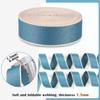 PECMER Blue Striped Polyester Webbing - 1.5 inch Heavy Duty Nylon Webbing for Crafts, Belts, Backpack Straps & More - 38mm view 3
