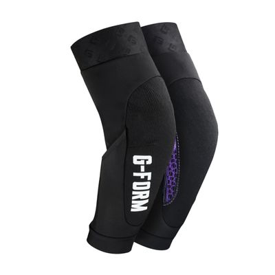 G-Form Terra MTB Elbow Guards - Black, Flexible Protective Pads for Cycling & Athletes - Adult Small