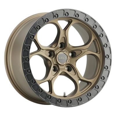 Weld - Off-Road W106 20X10 Ledge 6X135 ET-18 BS4.75 Satin Bronze/Black Ring 87.1 (W10600089475)