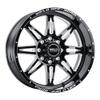 Weld - Cheyenne W132 Series 20x9 / 8x180 BP / 5.00 BS - Gloss BLK MIL (W13209018500) view 1